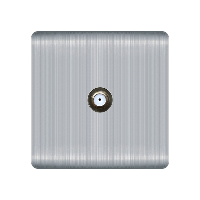 Stainless steel Socket Q1-Satellite socket-Silver